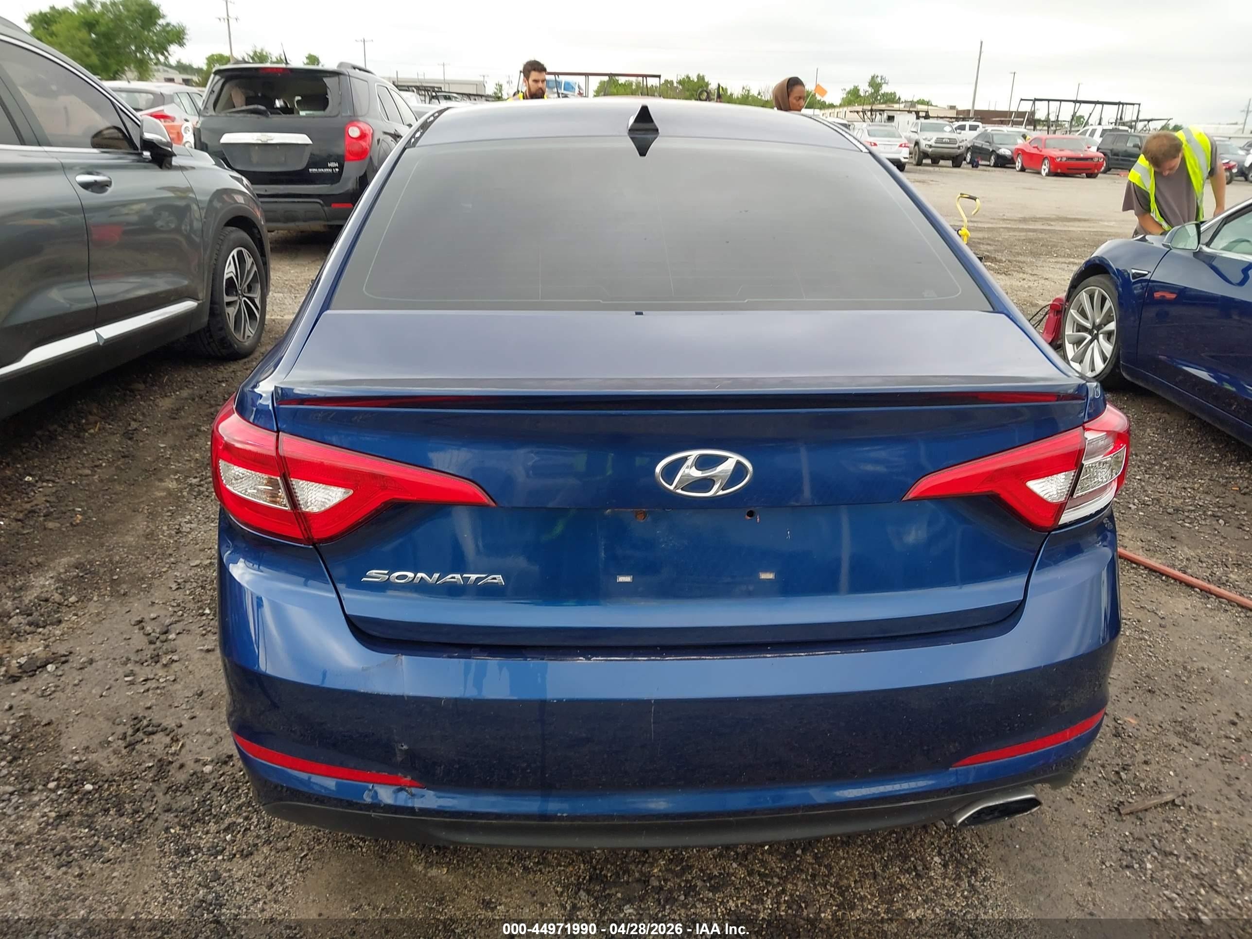 2015 Hyundai Sonata Se Blue vin: 5NPE24AF6FH232351