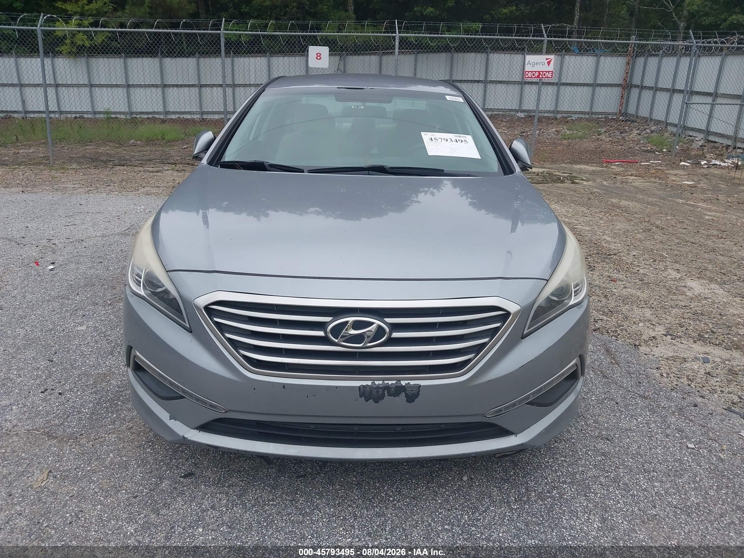 2015 Hyundai Sonata Se Серый vin: 5NPE24AF6FH250400