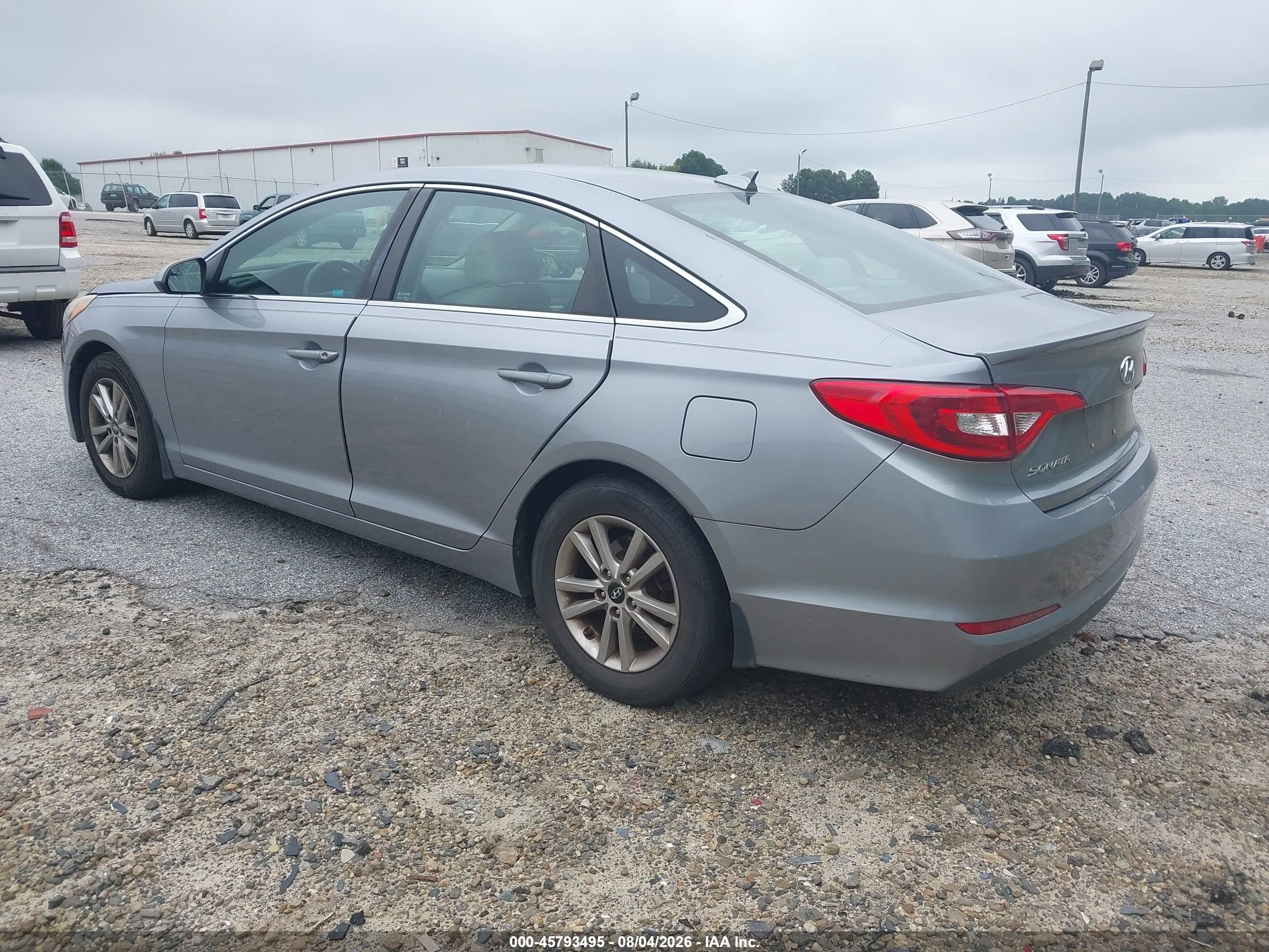 2015 Hyundai Sonata Se Серый vin: 5NPE24AF6FH250400