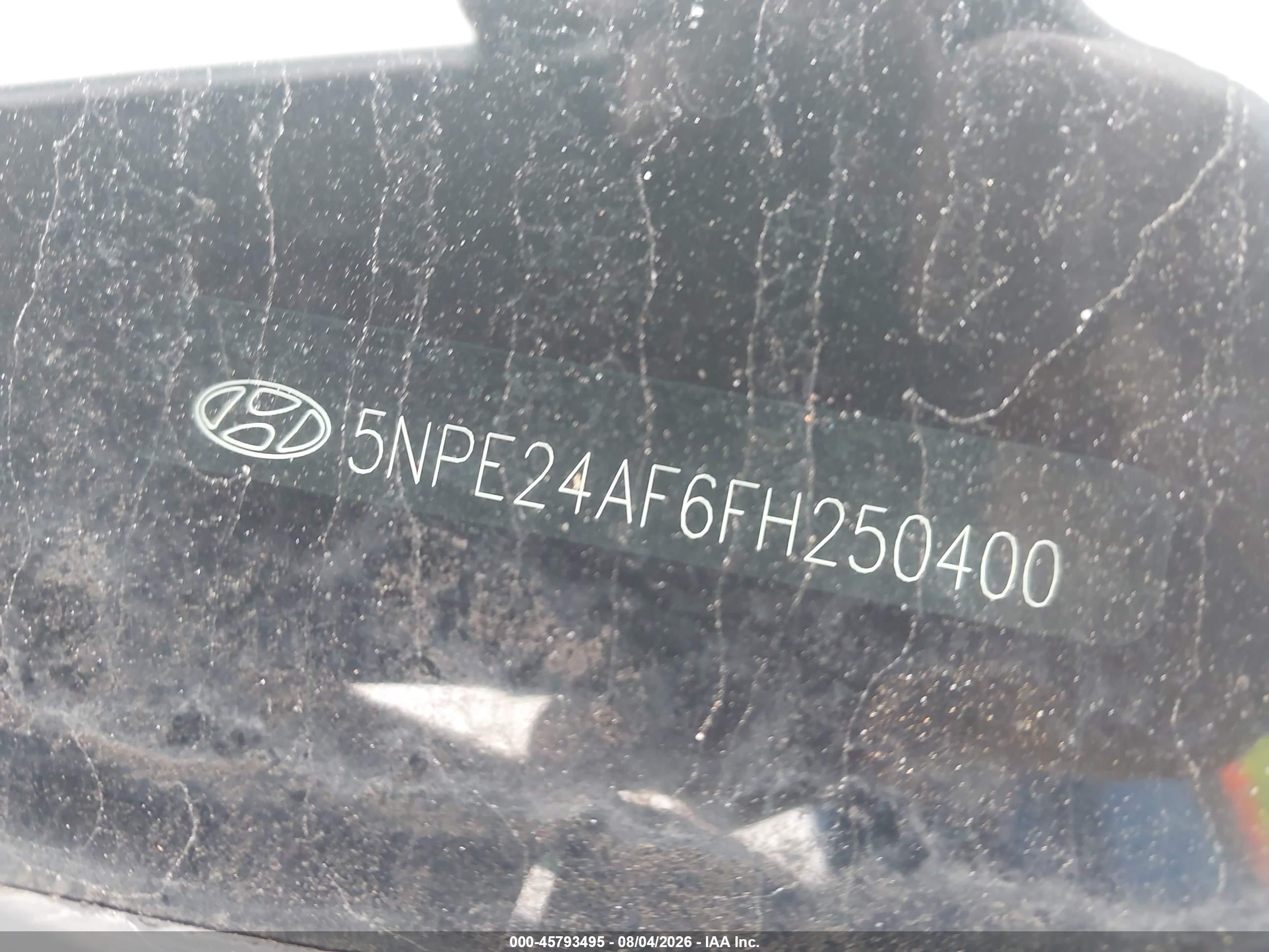 2015 Hyundai Sonata Se Серый vin: 5NPE24AF6FH250400