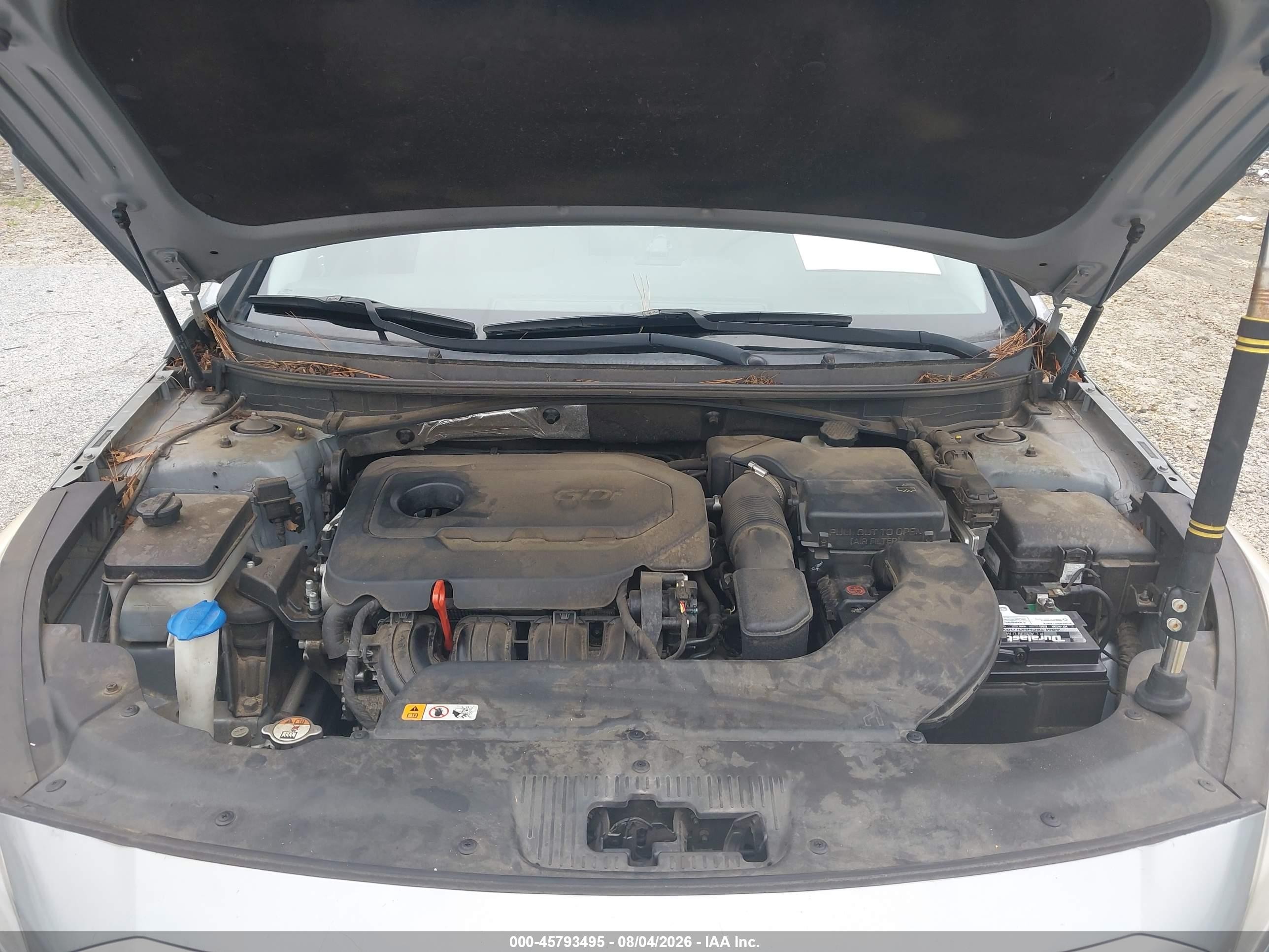 2015 Hyundai Sonata Se Серый vin: 5NPE24AF6FH250400