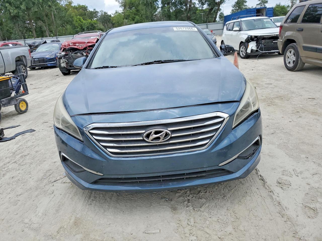 2015 Hyundai Sonata Se Blue vin: 5NPE24AF6FH250624