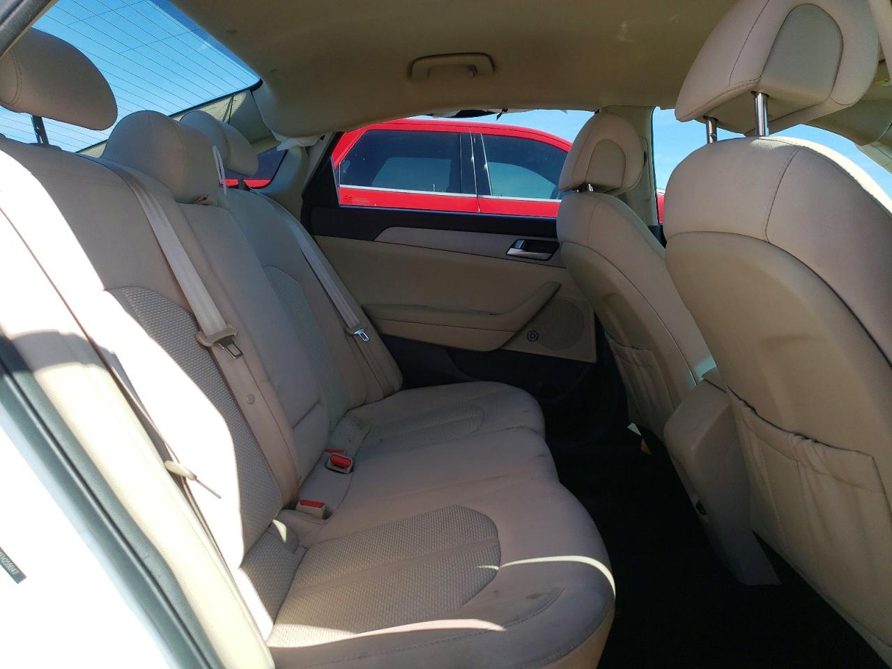 2015 Hyundai Sonata Se White vin: 5NPE24AF6FH259047
