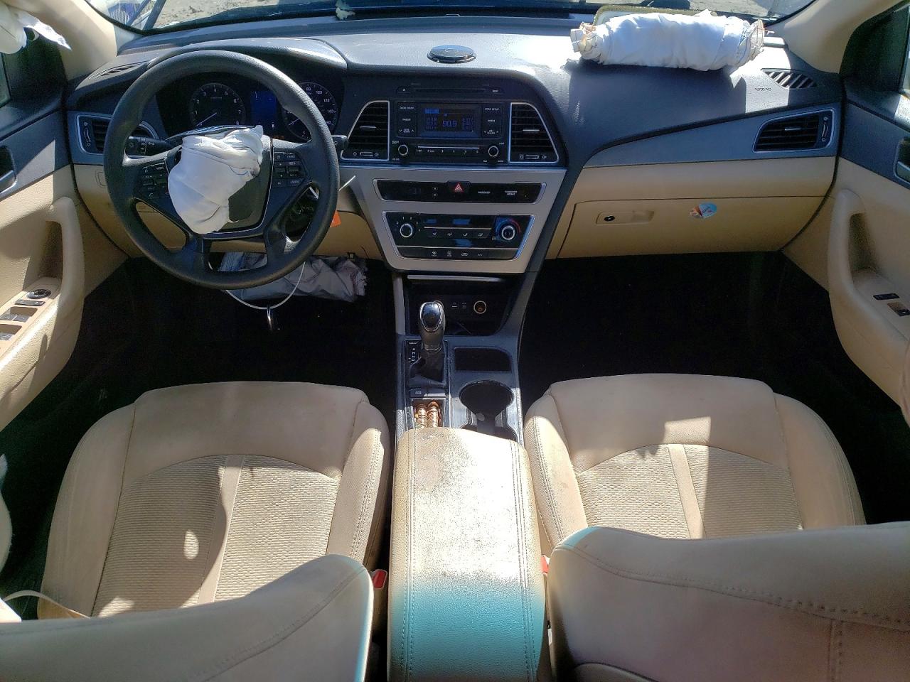2015 Hyundai Sonata Se White vin: 5NPE24AF6FH259047