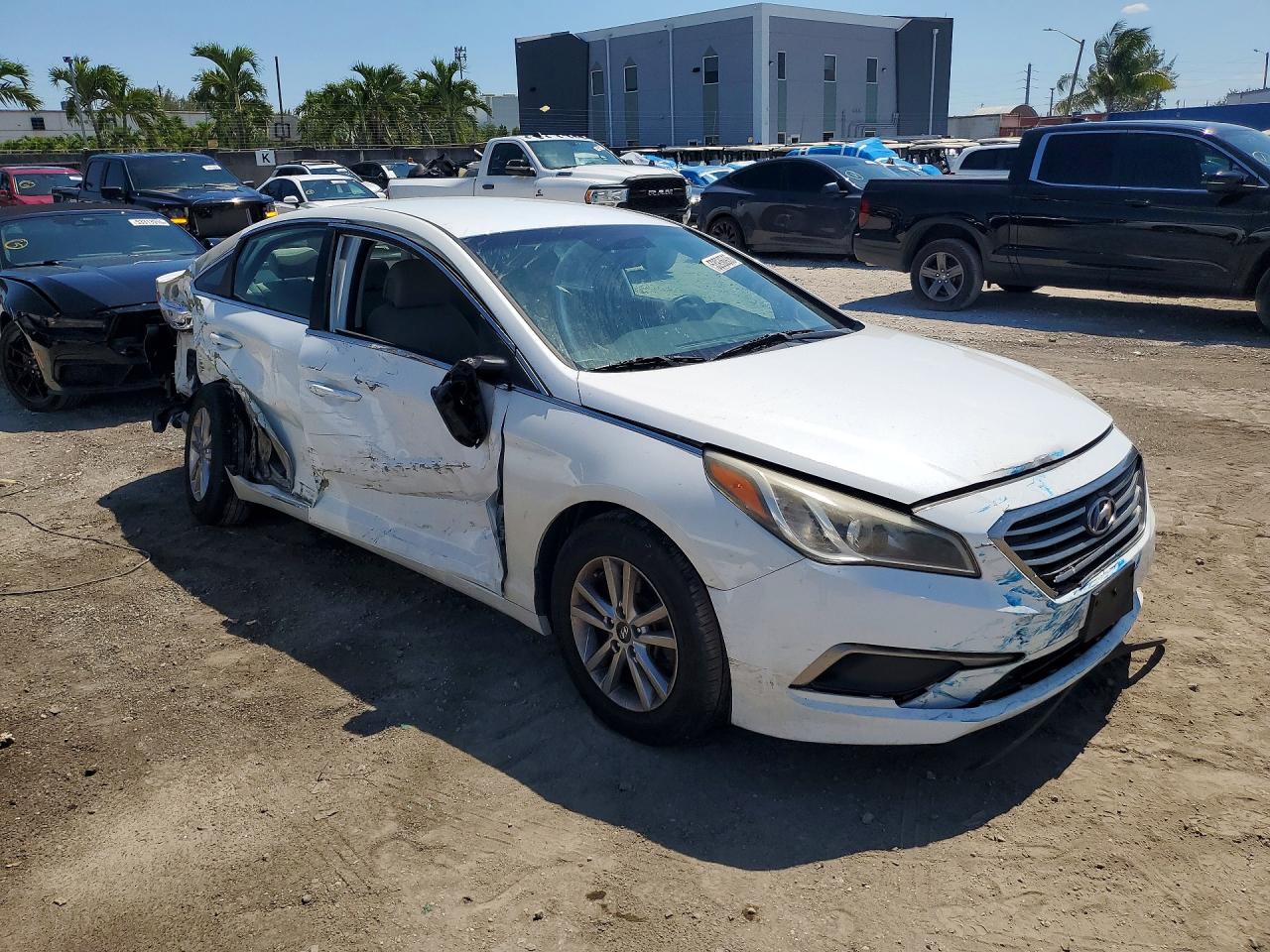 2017 Hyundai Sonata Se White vin: 5NPE24AF6HH494342
