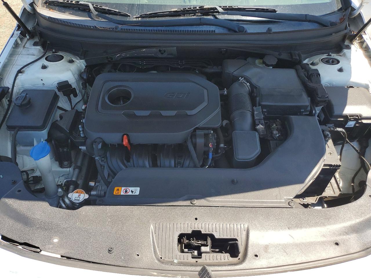 2017 Hyundai Sonata Se White vin: 5NPE24AF6HH494342