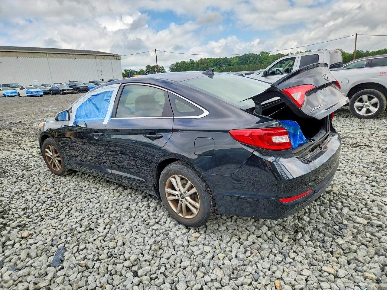 2017 Hyundai Sonata Se Black vin: 5NPE24AF6HH499072