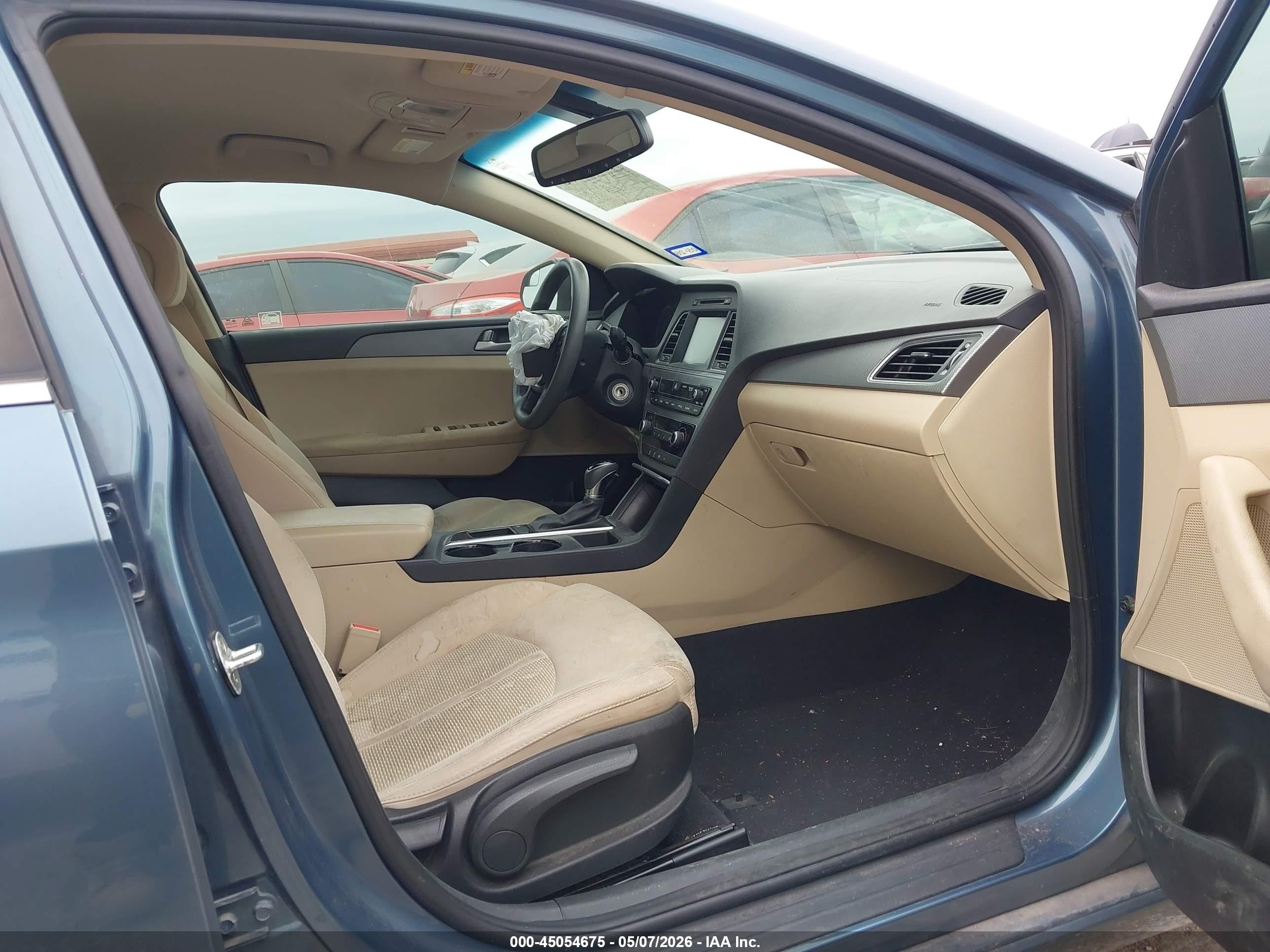 2017 Hyundai Sonata Se Blue vin: 5NPE24AF6HH534533