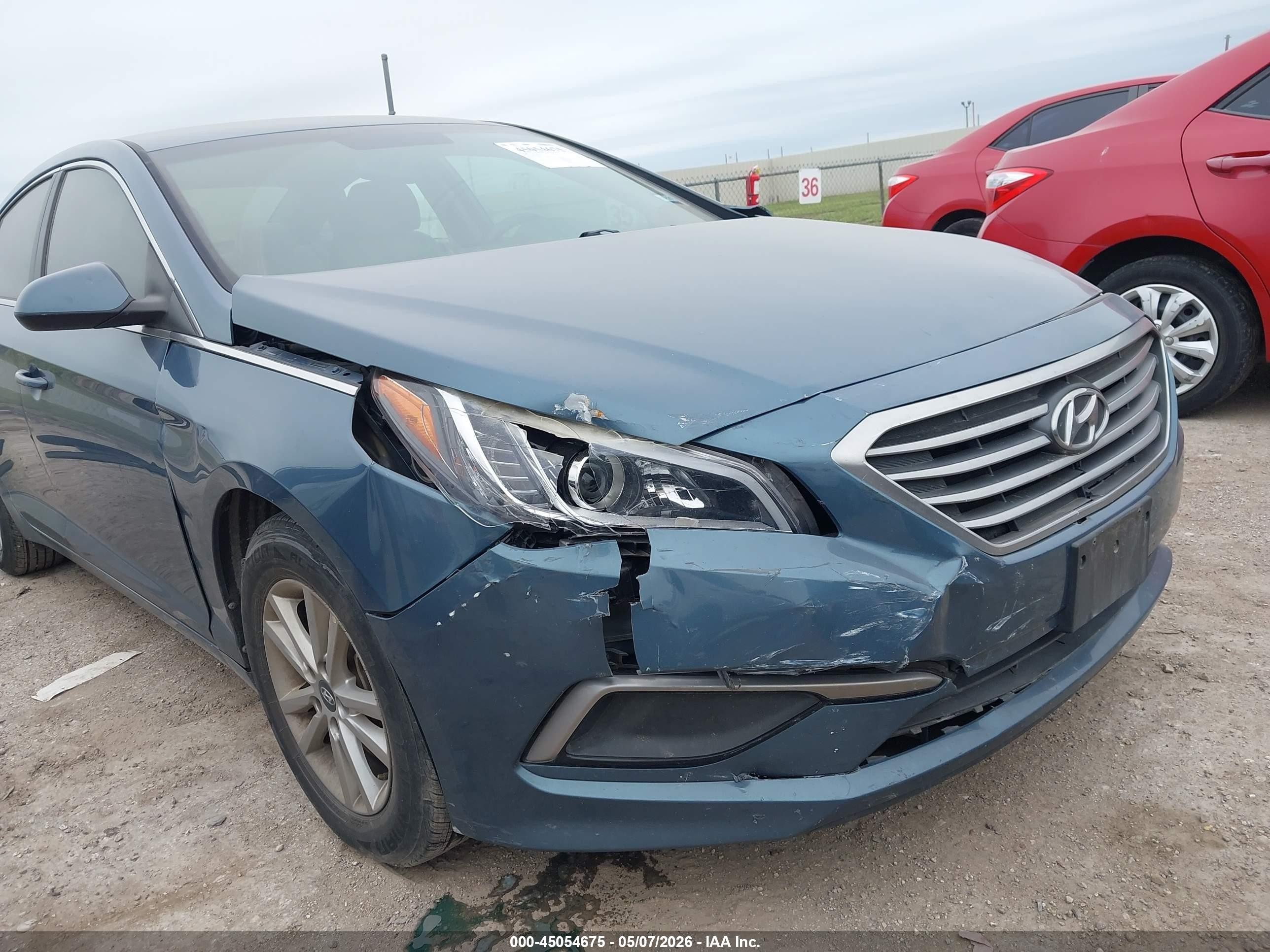 2017 Hyundai Sonata Se Blue vin: 5NPE24AF6HH534533