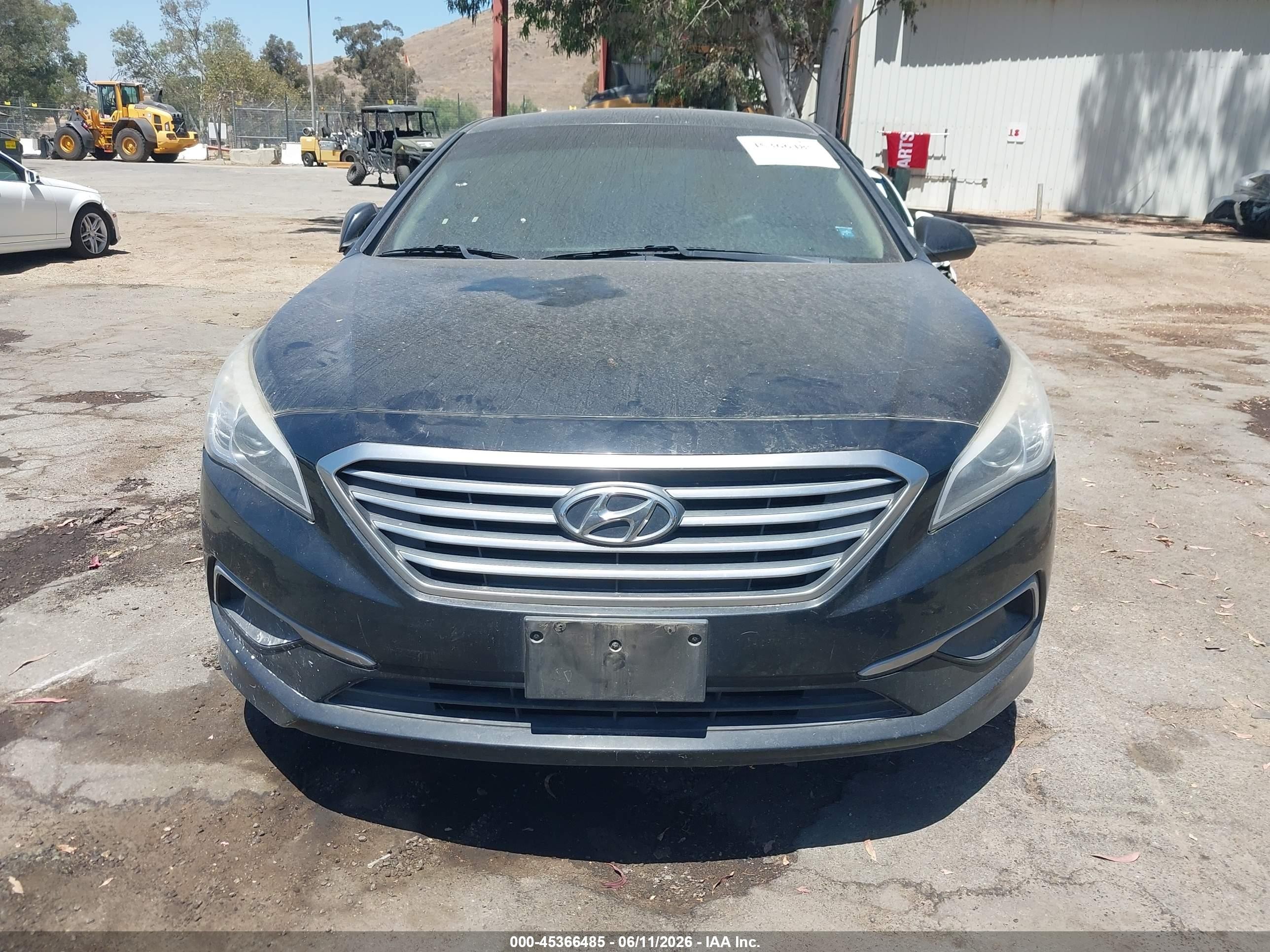 2017 Hyundai Sonata Se Black vin: 5NPE24AF6HH537304