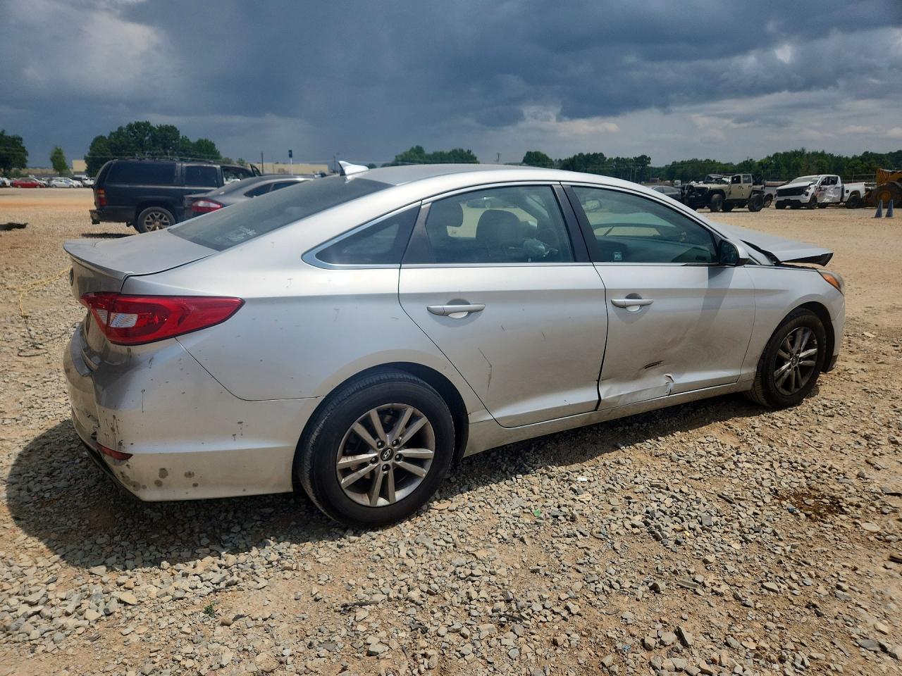 2017 Hyundai Sonata Se Silver vin: 5NPE24AF6HH547556
