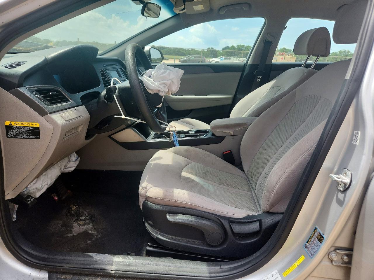 2017 Hyundai Sonata Se Silver vin: 5NPE24AF6HH547556