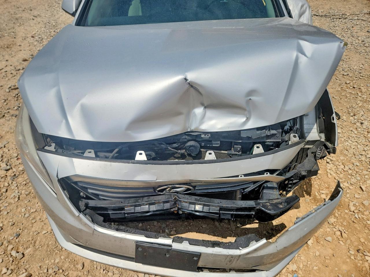 2017 Hyundai Sonata Se Silver vin: 5NPE24AF6HH547556