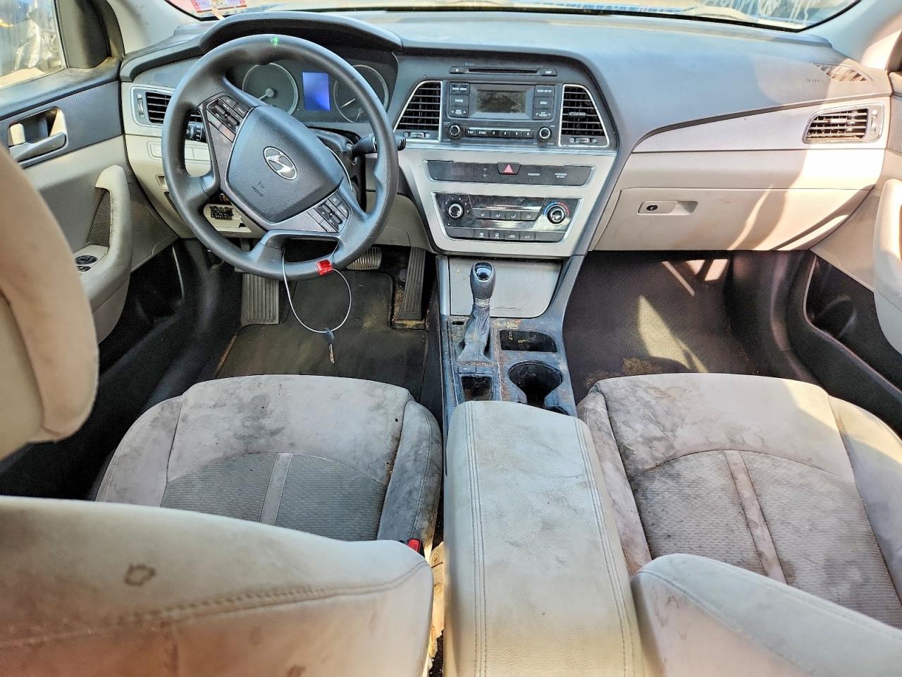 2017 Hyundai Sonata Base Blue vin: 5NPE24AF6HH595297