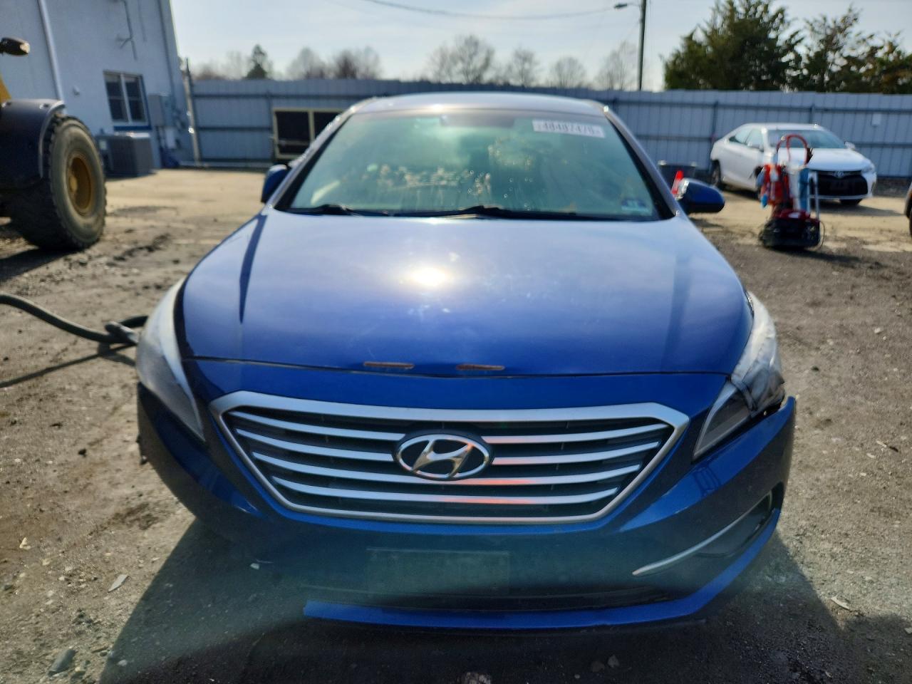 2017 Hyundai Sonata Base Blue vin: 5NPE24AF6HH595297