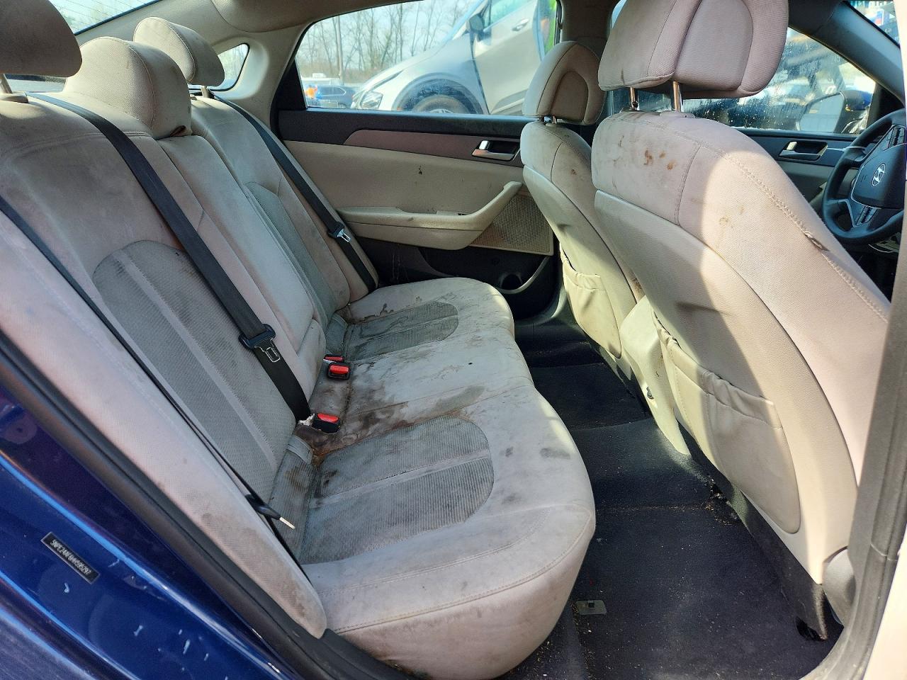 2017 Hyundai Sonata Base Blue vin: 5NPE24AF6HH595297