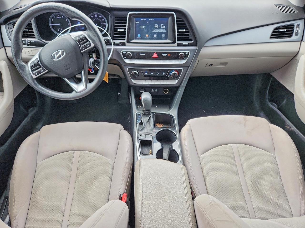 2018 Hyundai Sonata Se White vin: 5NPE24AF6JH617739
