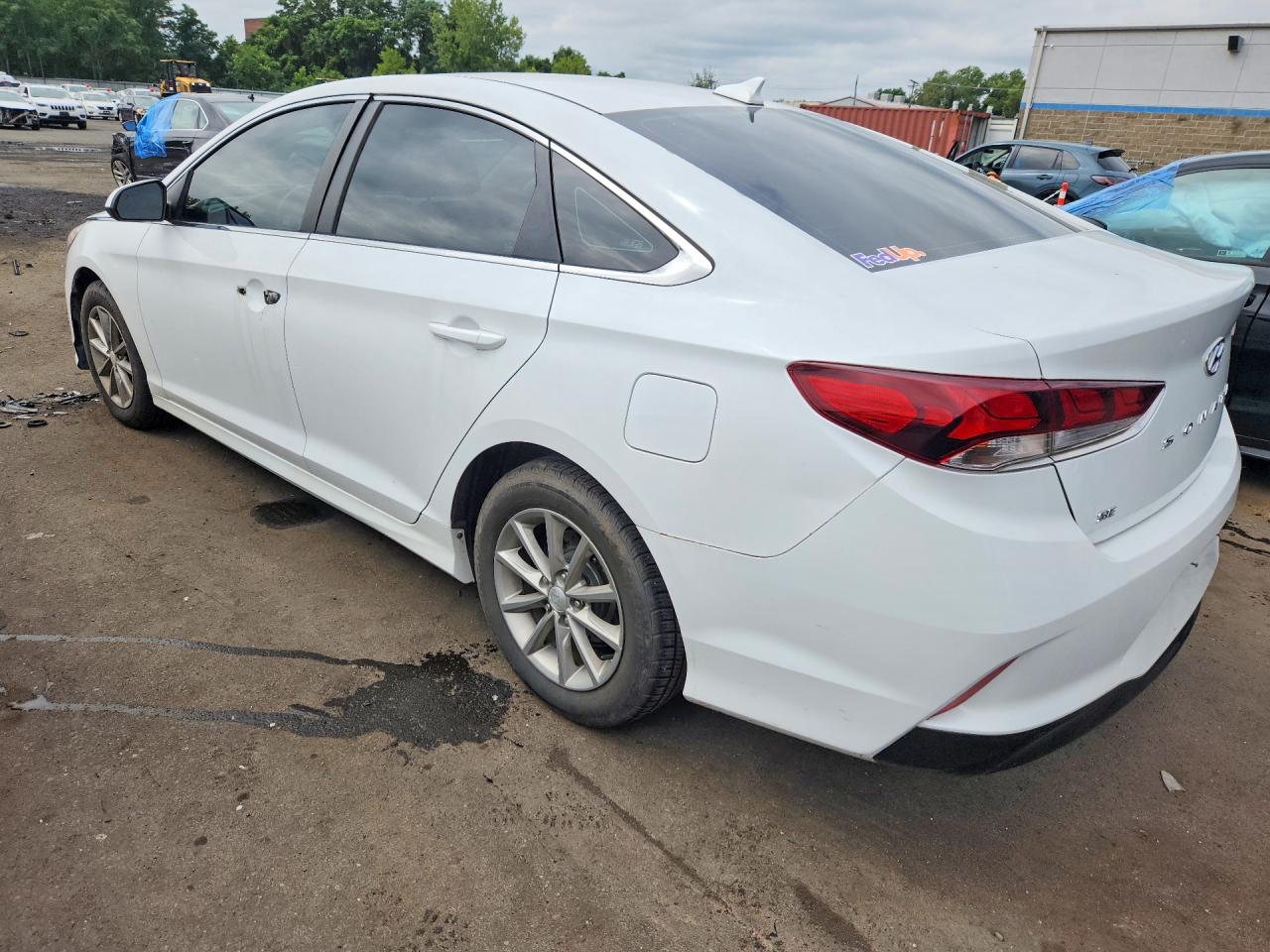 2018 Hyundai Sonata Se White vin: 5NPE24AF6JH617739