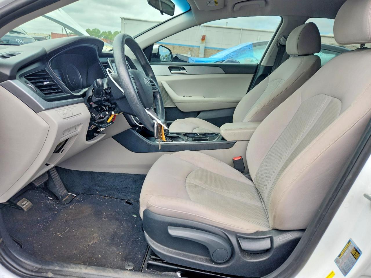 2018 Hyundai Sonata Se White vin: 5NPE24AF6JH617739
