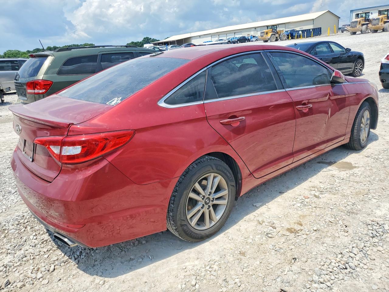 2015 Hyundai Sonata Se Maroon vin: 5NPE24AF7FH001989