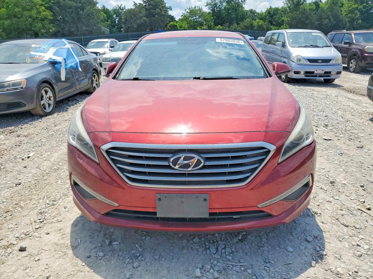 2015 Hyundai Sonata Se Maroon vin: 5NPE24AF7FH001989