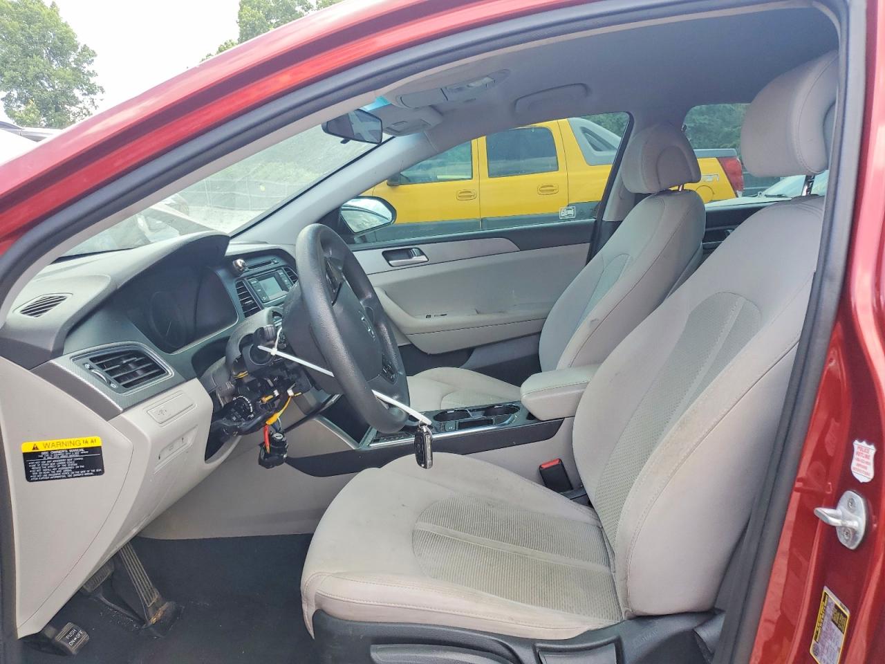 2015 Hyundai Sonata Se Maroon vin: 5NPE24AF7FH001989