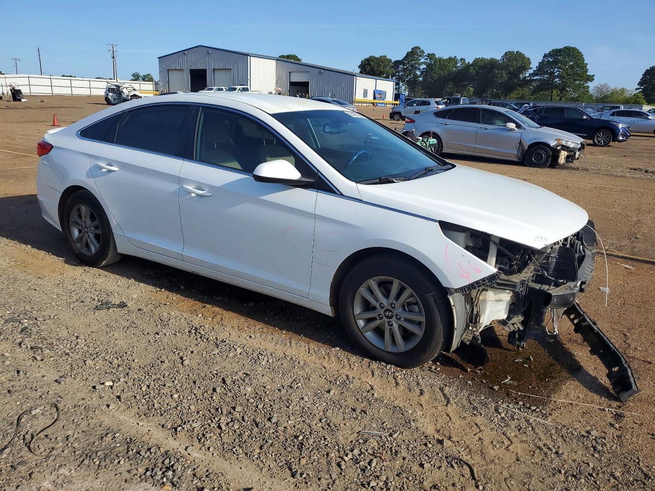 2015 Hyundai Sonata Se White vin: 5NPE24AF7FH004150