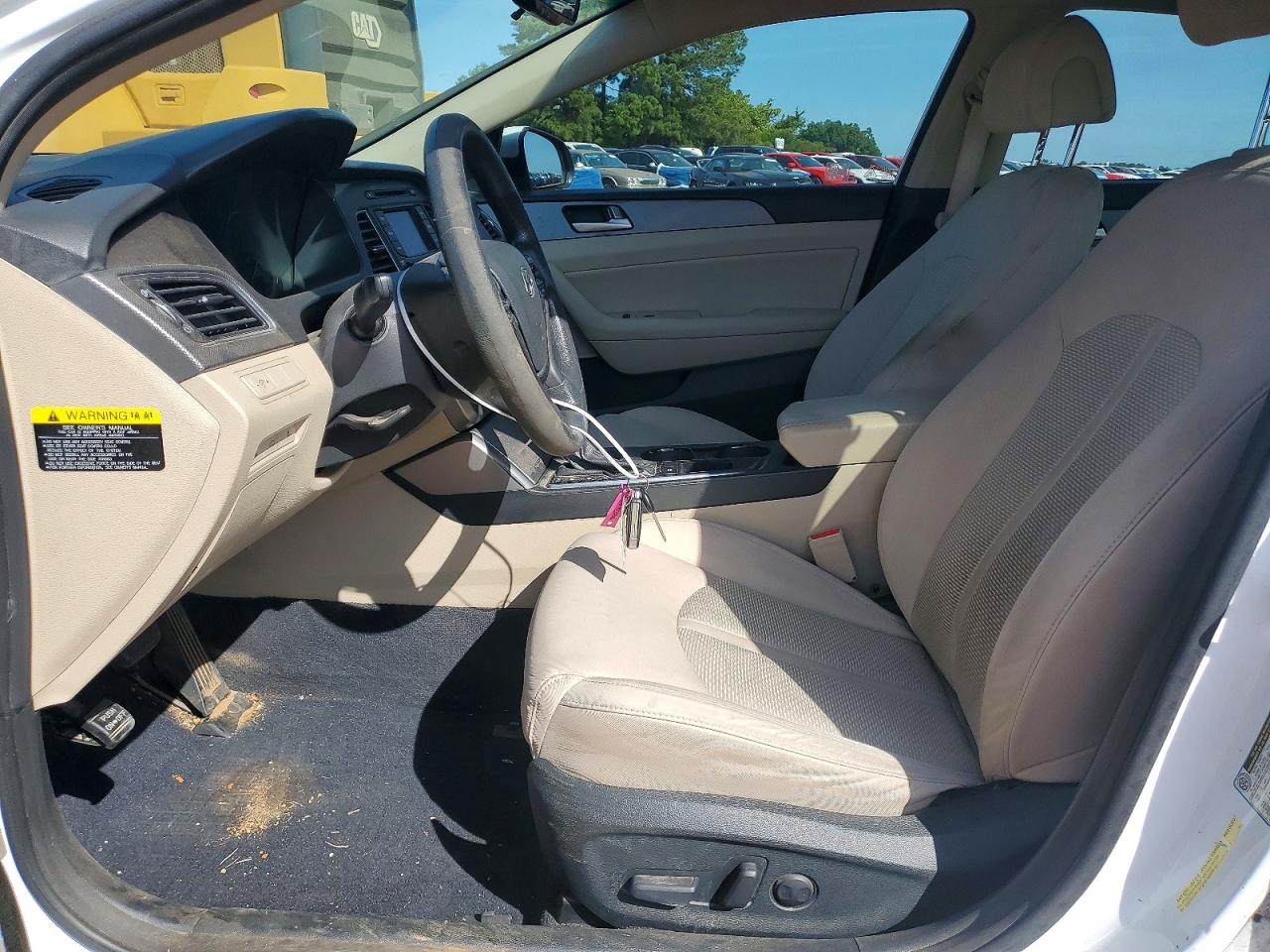 2015 Hyundai Sonata Se White vin: 5NPE24AF7FH004150