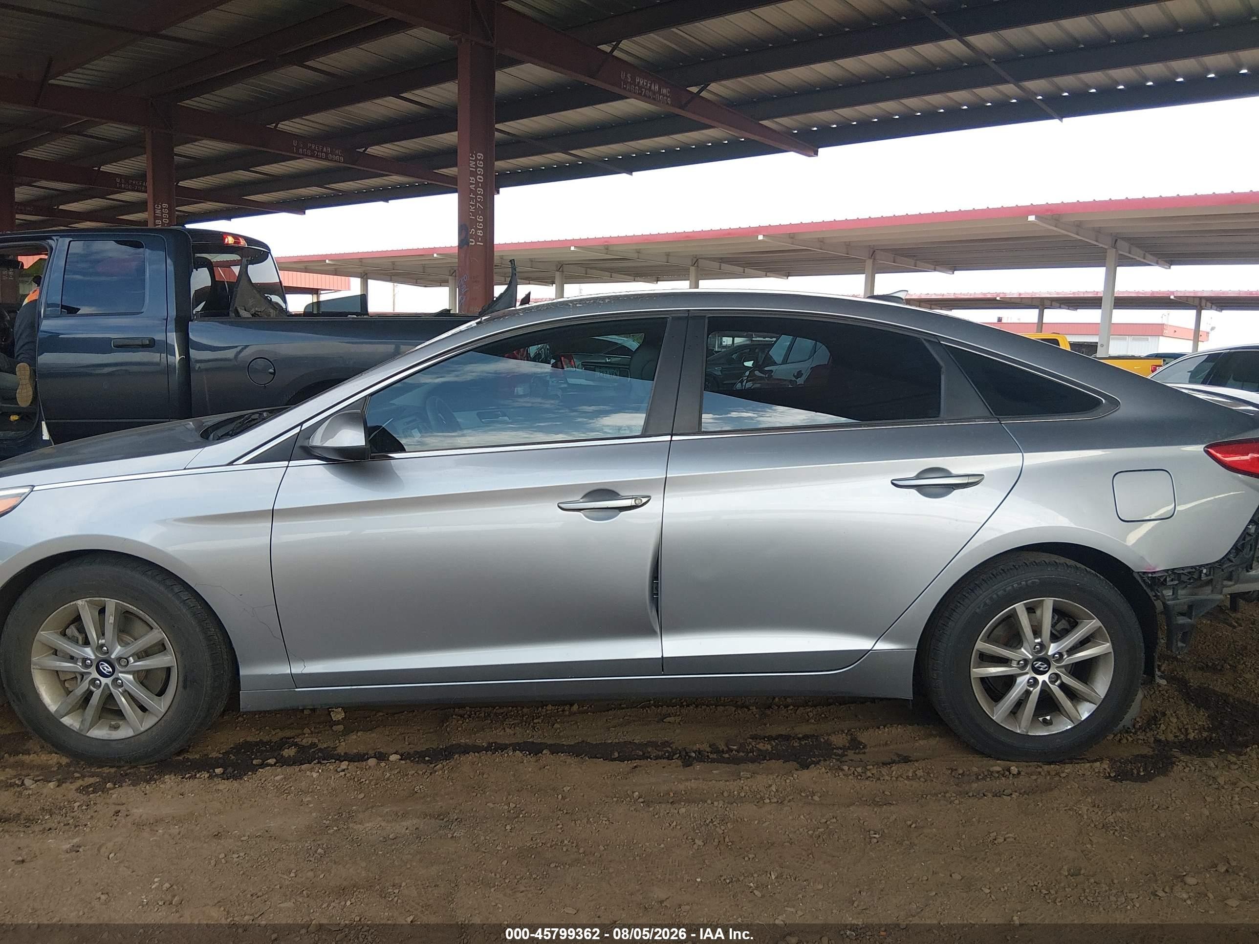 2015 Hyundai Sonata Se Gray vin: 5NPE24AF7FH004293