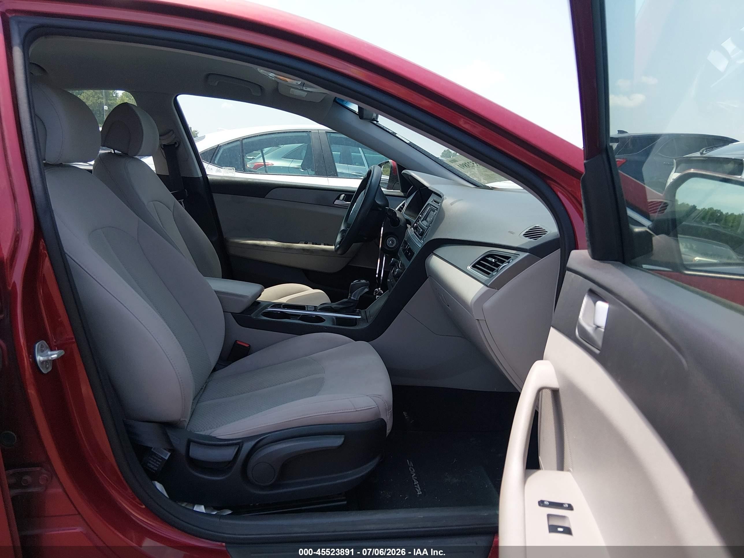 2015 Hyundai Sonata Se Red vin: 5NPE24AF7FH008845