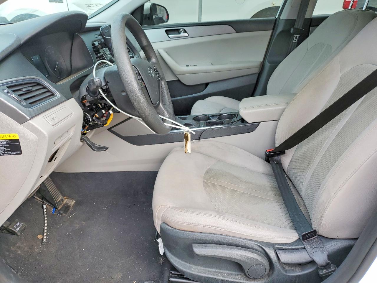2015 Hyundai Sonata Se White vin: 5NPE24AF7FH009574