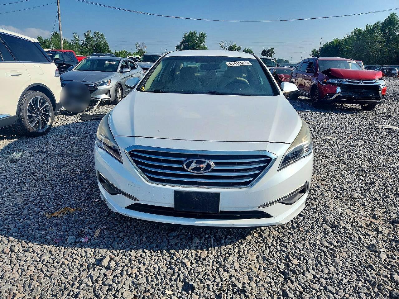 2015 Hyundai Sonata Se White vin: 5NPE24AF7FH010031