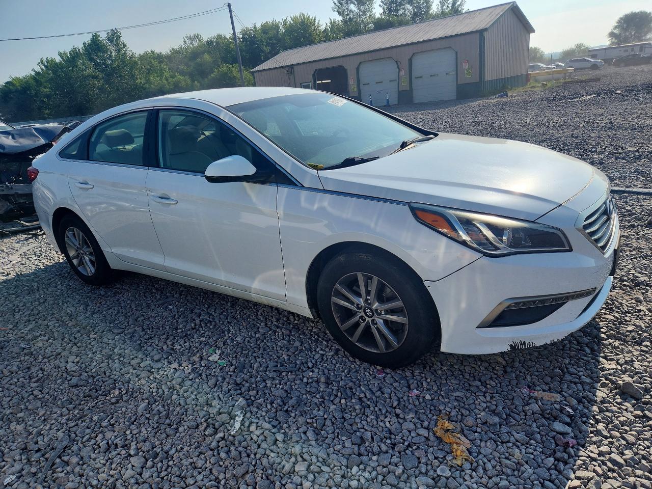 2015 Hyundai Sonata Se White vin: 5NPE24AF7FH010031