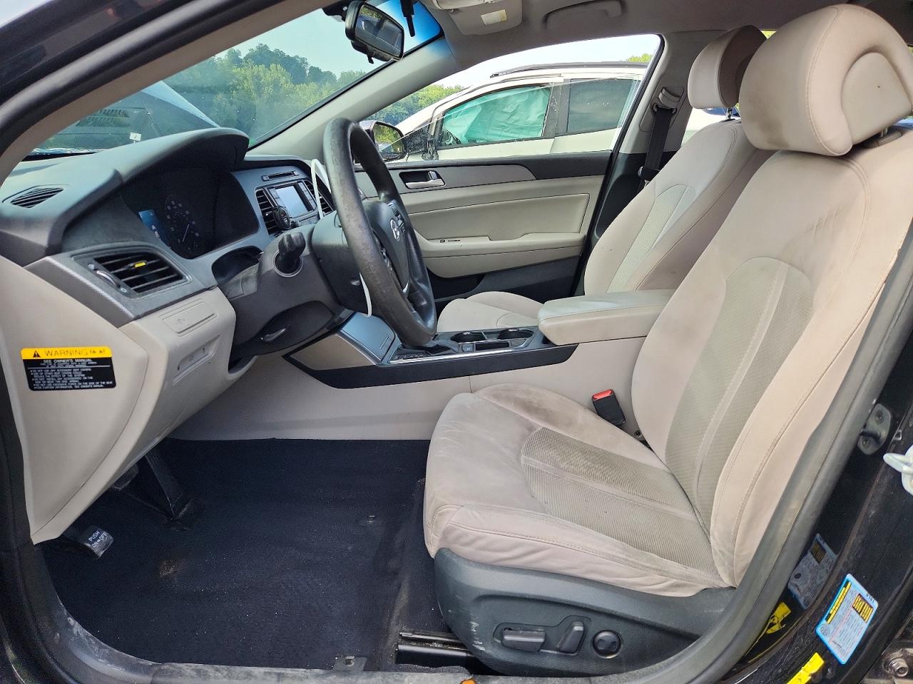 2015 Hyundai Sonata Se Black vin: 5NPE24AF7FH022874