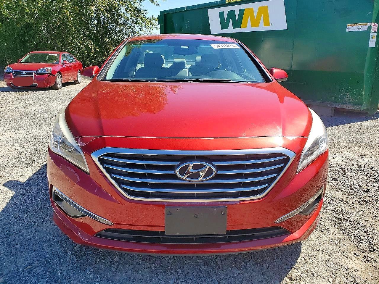 2015 Hyundai Sonata Se Red vin: 5NPE24AF7FH024012