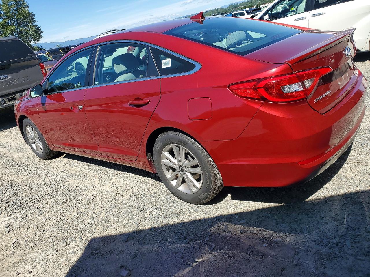 2015 Hyundai Sonata Se Red vin: 5NPE24AF7FH024012