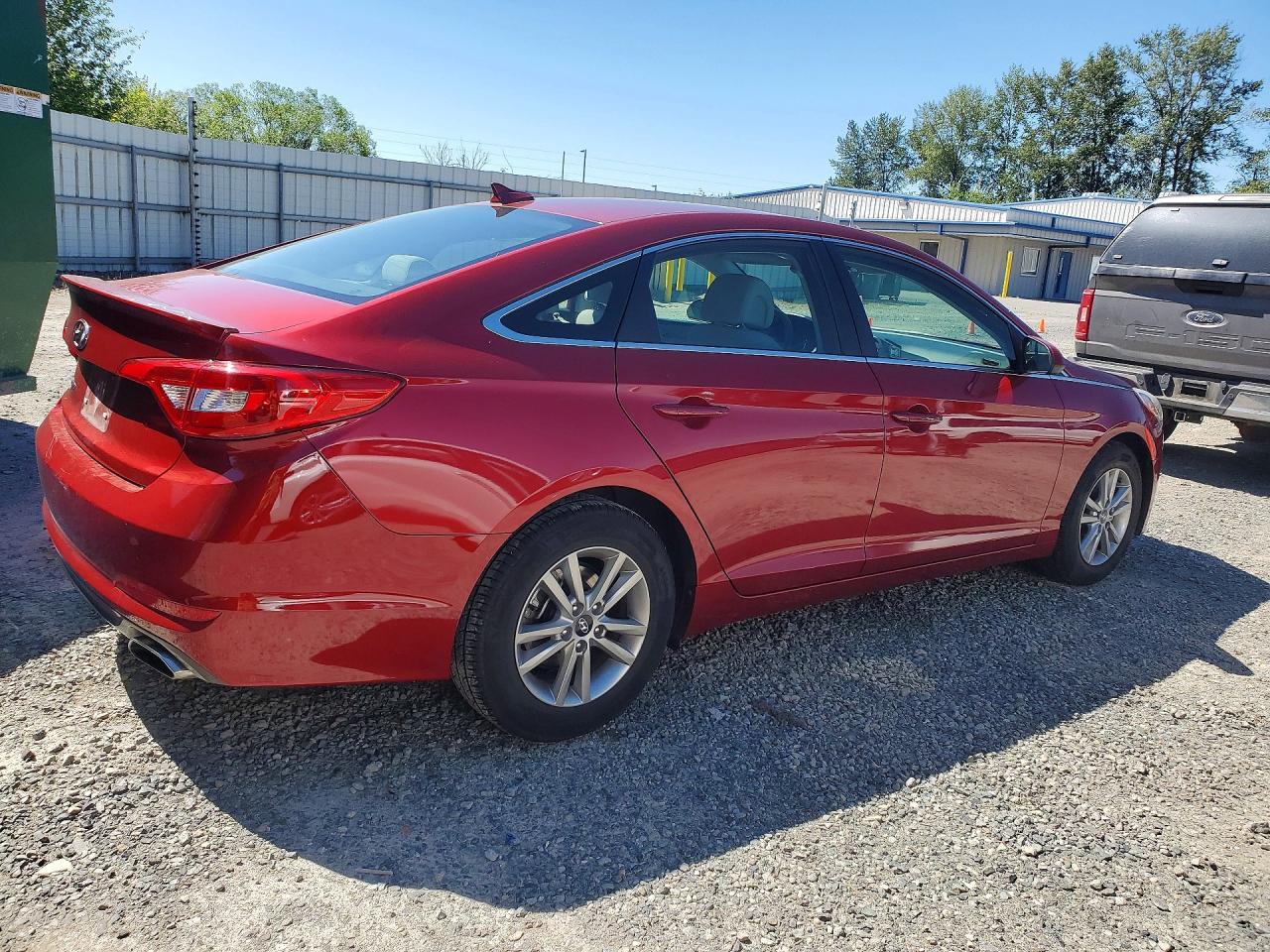 2015 Hyundai Sonata Se Red vin: 5NPE24AF7FH024012
