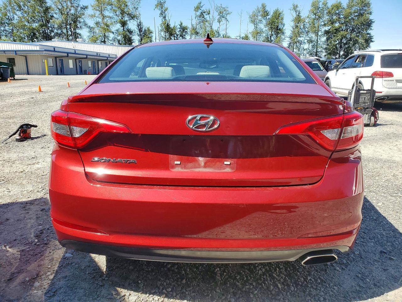 2015 Hyundai Sonata Se Red vin: 5NPE24AF7FH024012