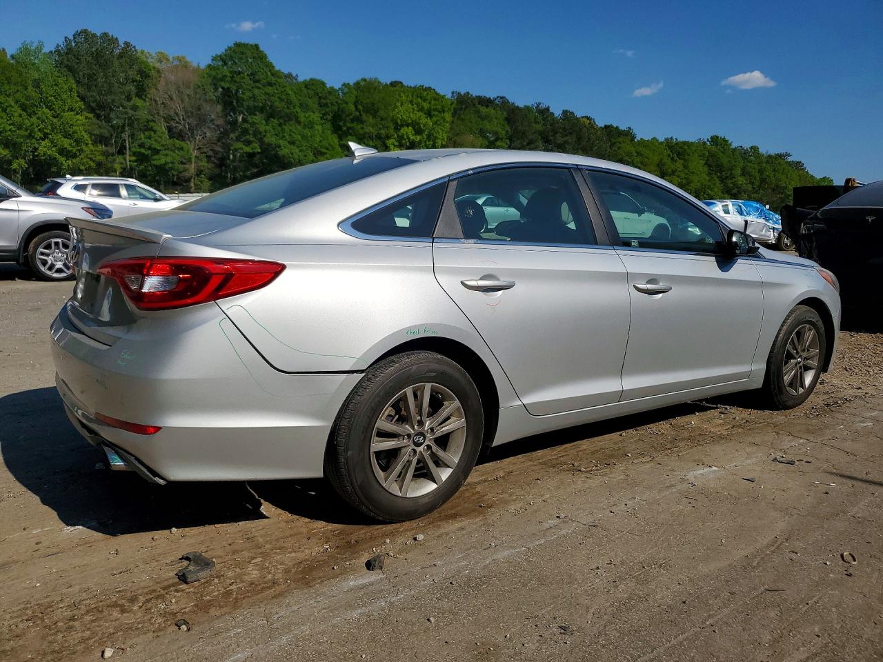2015 Hyundai Sonata Se Silver vin: 5NPE24AF7FH024396