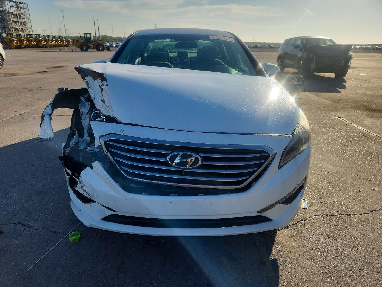 2015 Hyundai Sonata Se White vin: 5NPE24AF7FH033485