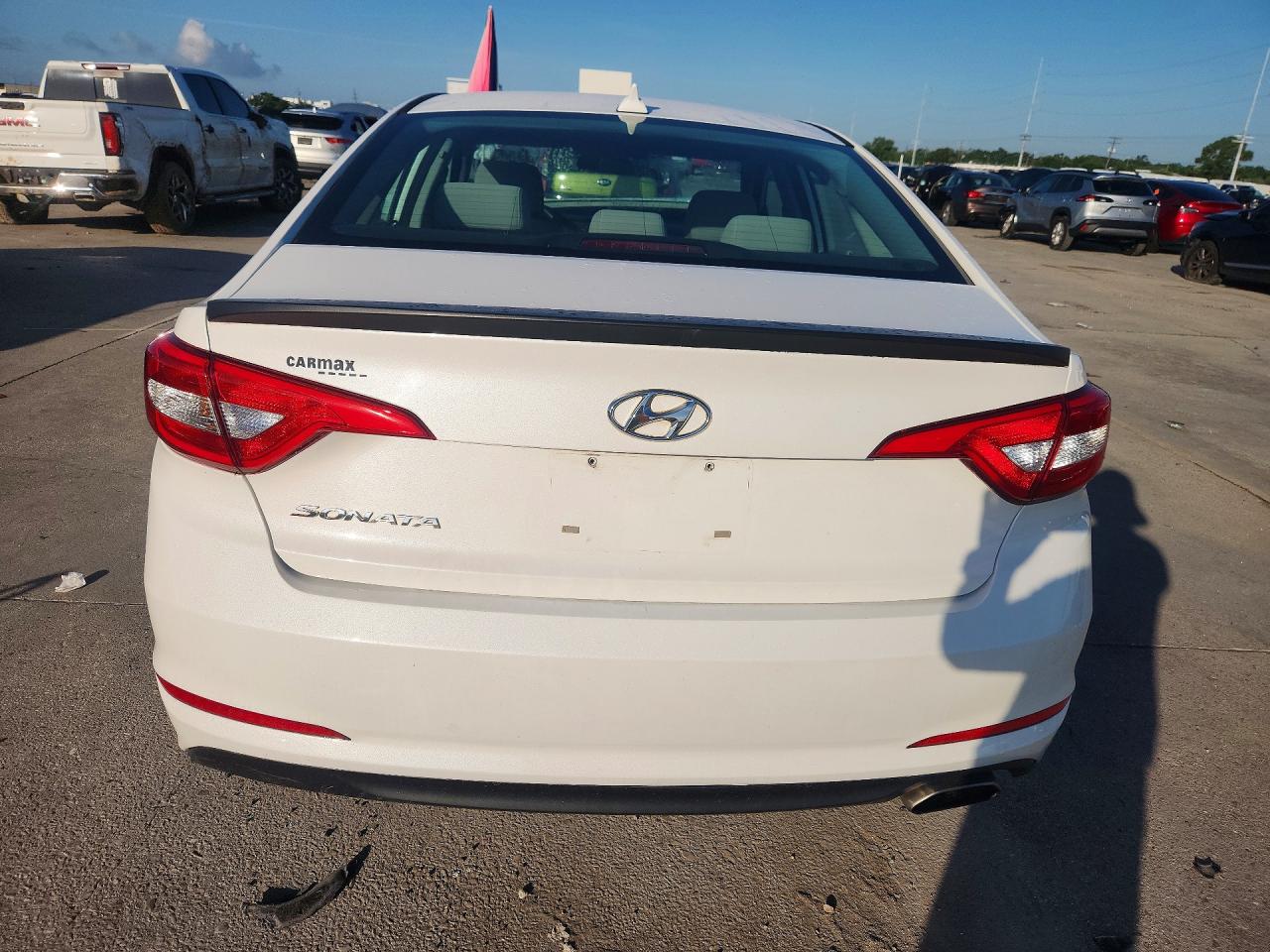 2015 Hyundai Sonata Se White vin: 5NPE24AF7FH033485