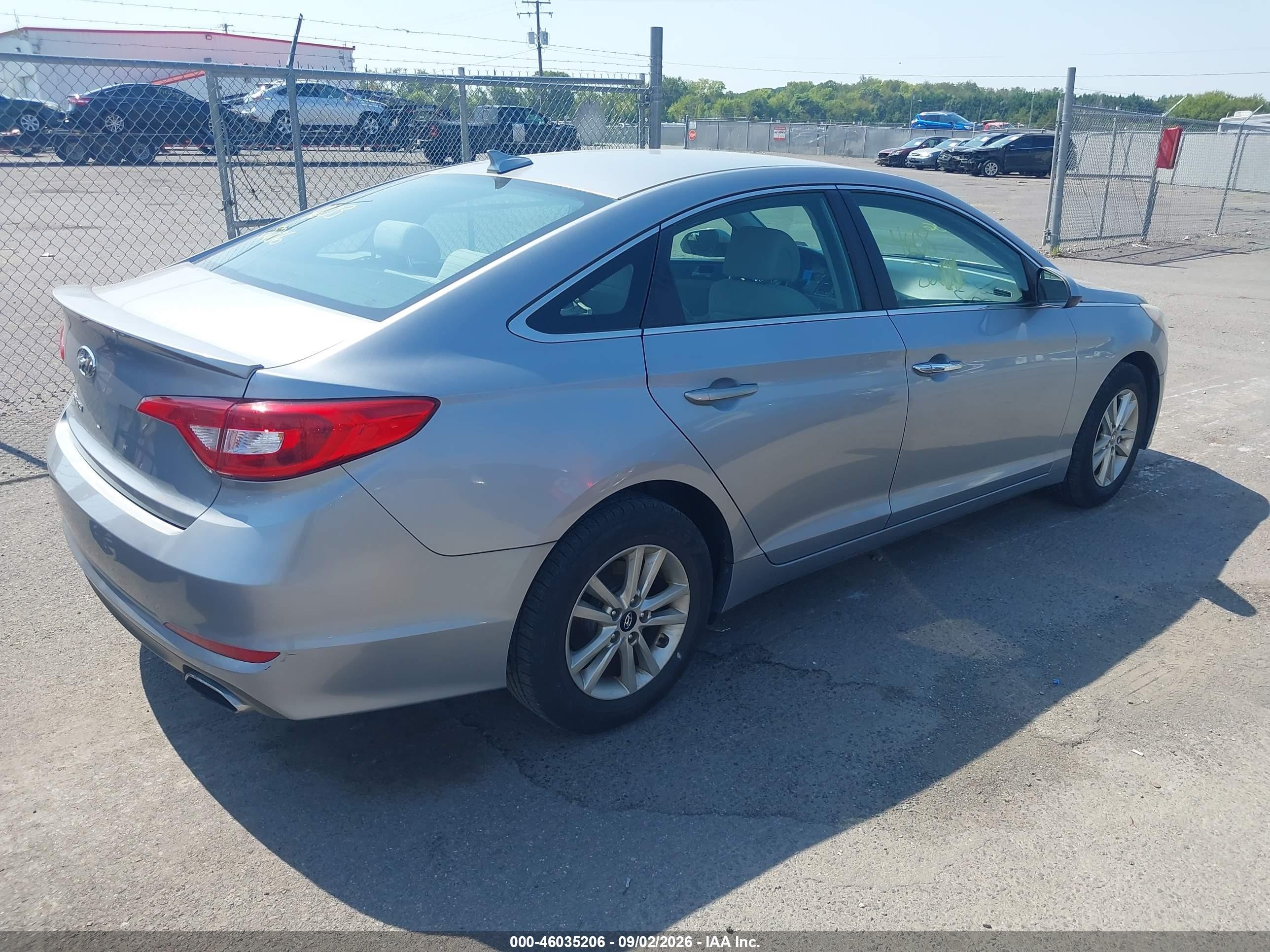 2015 Hyundai Sonata Se Blue vin: 5NPE24AF7FH064512