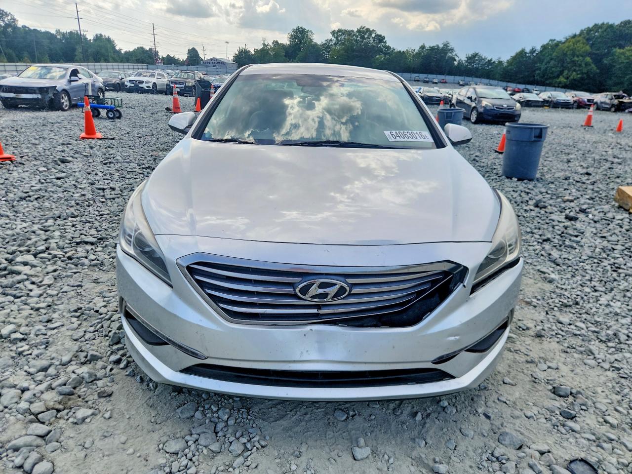 2015 Hyundai Sonata Se Silver vin: 5NPE24AF7FH073095