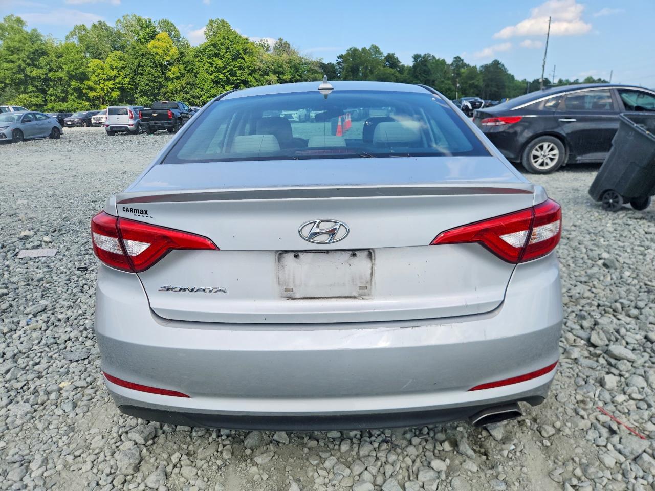 2015 Hyundai Sonata Se Silver vin: 5NPE24AF7FH073095