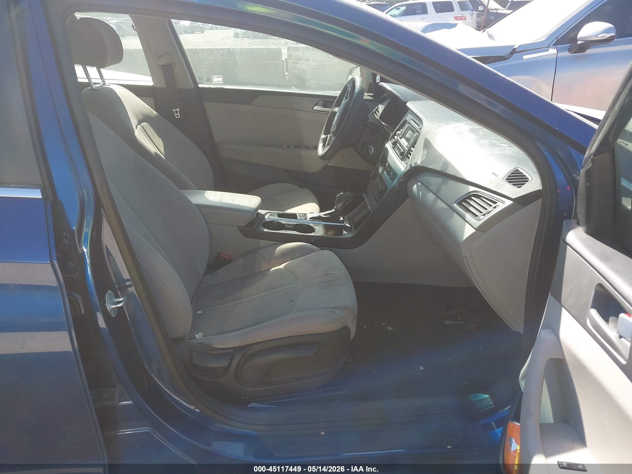 2015 Hyundai Sonata Se Blue vin: 5NPE24AF7FH083500