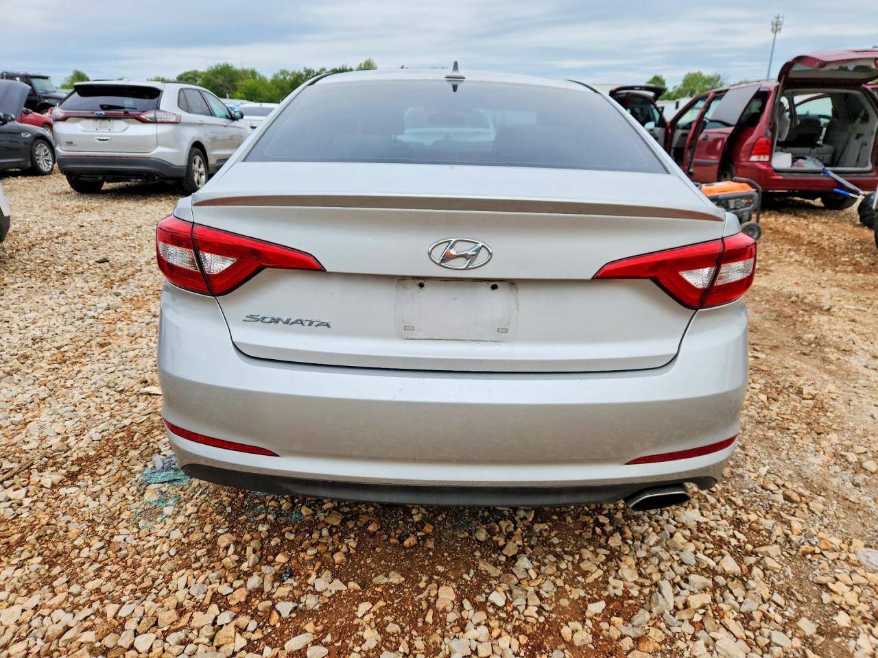 2015 Hyundai Sonata Se Silver vin: 5NPE24AF7FH085621