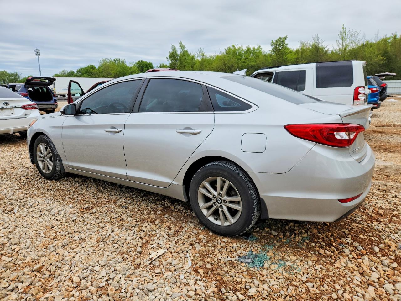 2015 Hyundai Sonata Se Silver vin: 5NPE24AF7FH085621