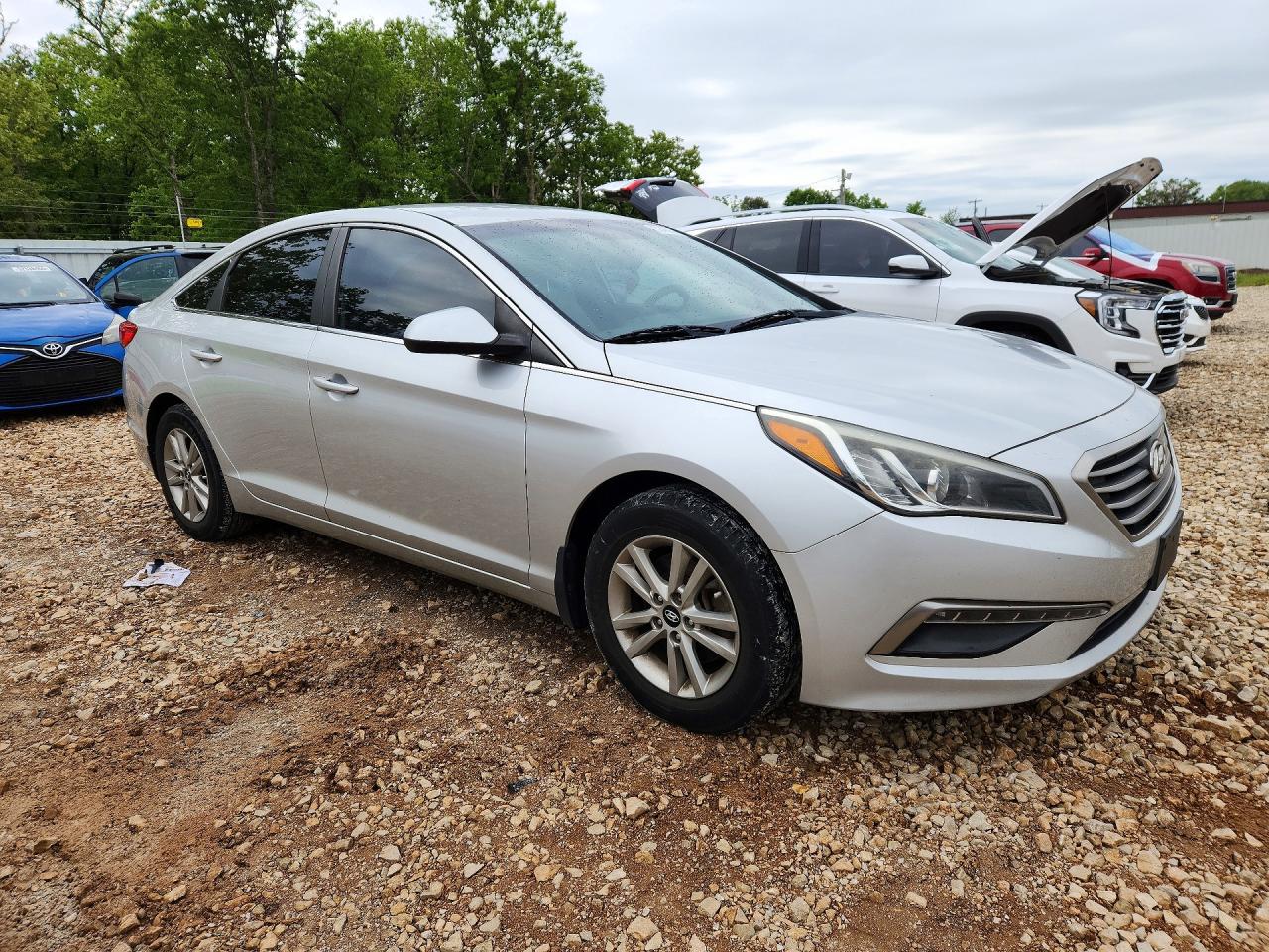2015 Hyundai Sonata Se Silver vin: 5NPE24AF7FH085621