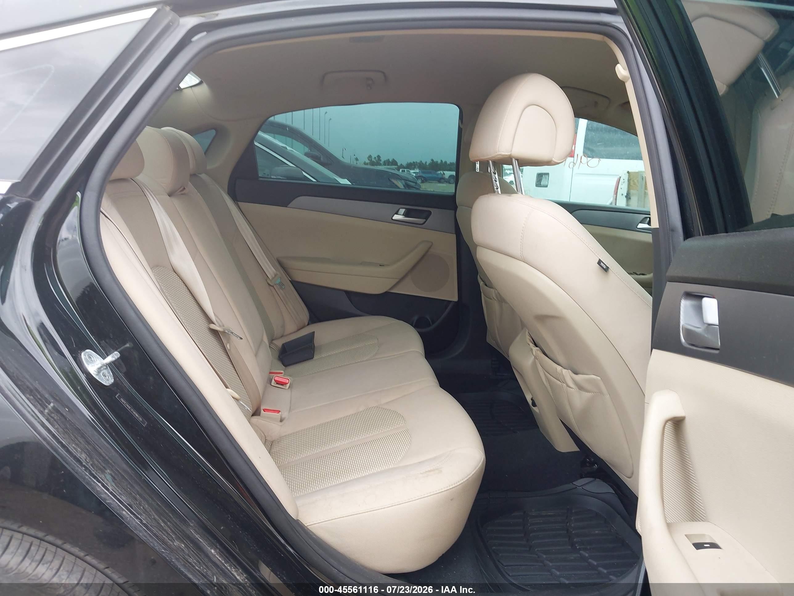 2015 Hyundai Sonata Se Черный vin: 5NPE24AF7FH096120