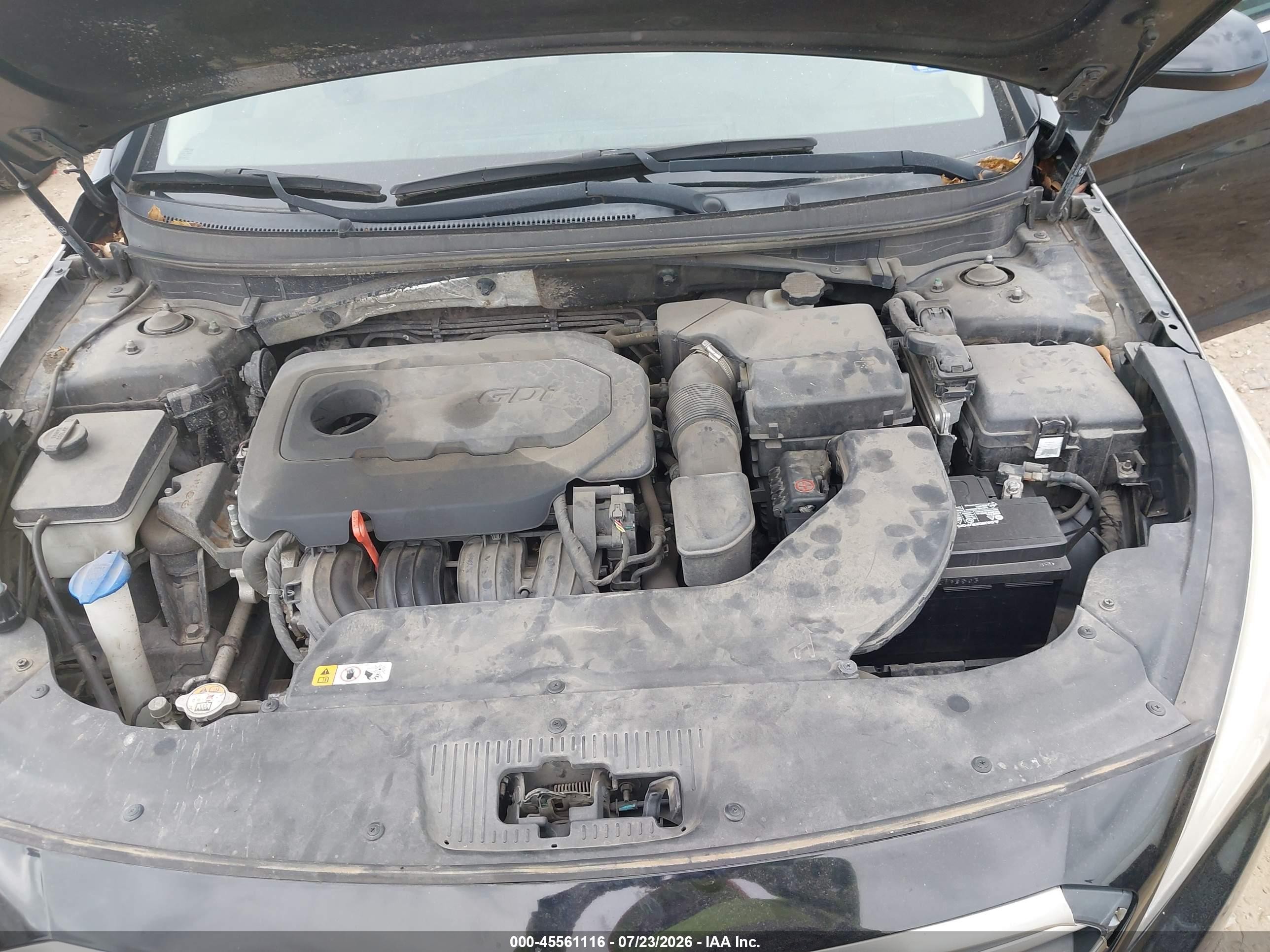 2015 Hyundai Sonata Se Черный vin: 5NPE24AF7FH096120